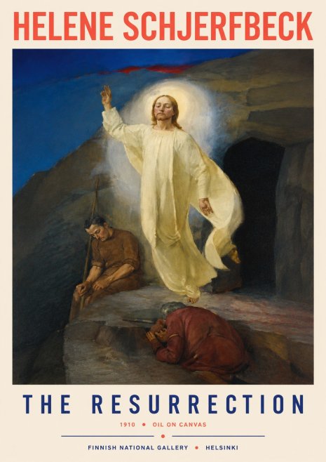 Helene Schjerfbeck The Resurrection No2 - Poszter