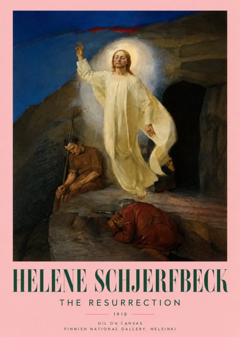 Helene Schjerfbeck The Resurrection No3 - Poszter