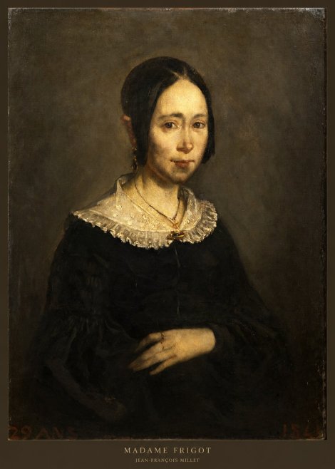 Jean-François Millet Madame Frigot No6 - Poszter