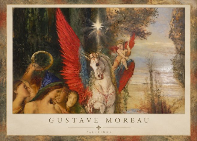 Gustave Moreau Pegasus No2 - Poszter