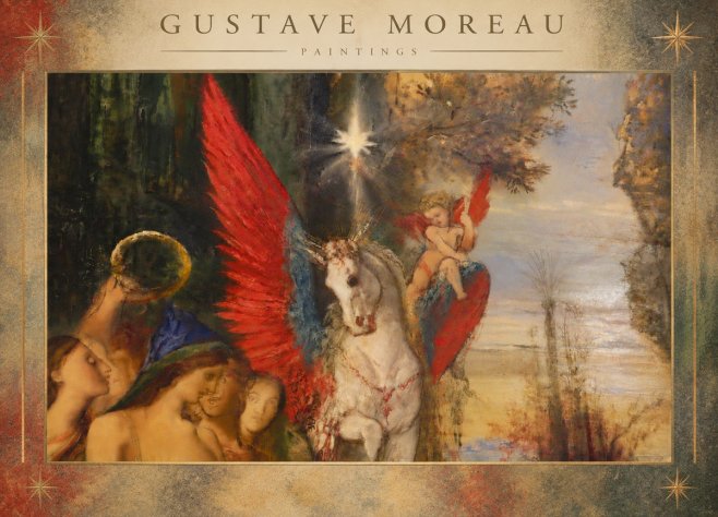Gustave Moreau Pegasus No6 - Poszter