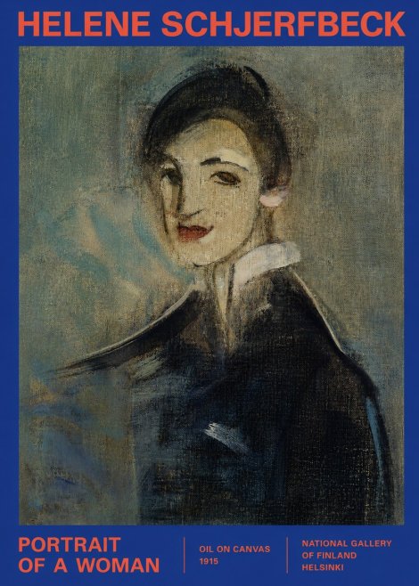 Helene Schjerfbeck Portrait of a Woman II No2 - Poszter