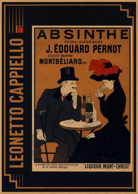Leonetto Cappiello Absinthe J. Édouard Pernot No2 - Poszter
