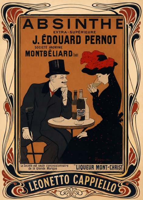 Leonetto Cappiello Absinthe J. Édouard Pernot No5 - Poszter