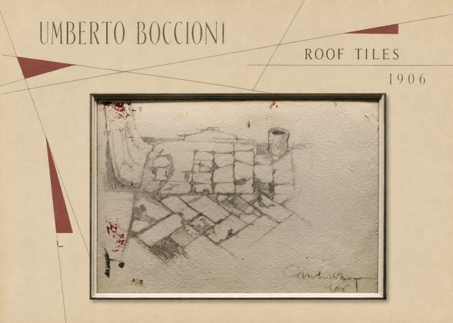 Umberto Boccioni Roof Tiles No3 - Poszter