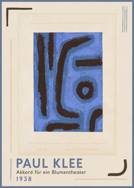 Paul Klee Akkord Für Ein Blumentheater No1 - Poszter