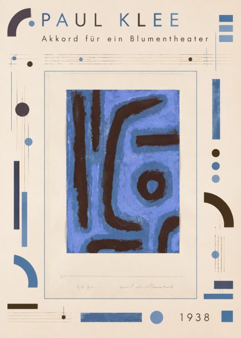 Paul Klee Akkord Für Ein Blumentheater No4 - Poszter
