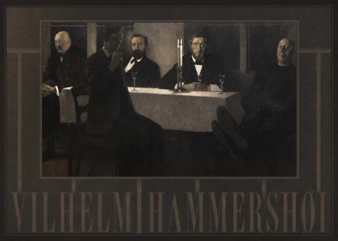 Vilhelm Hammershøi Five Portraits II No4 - Poszter