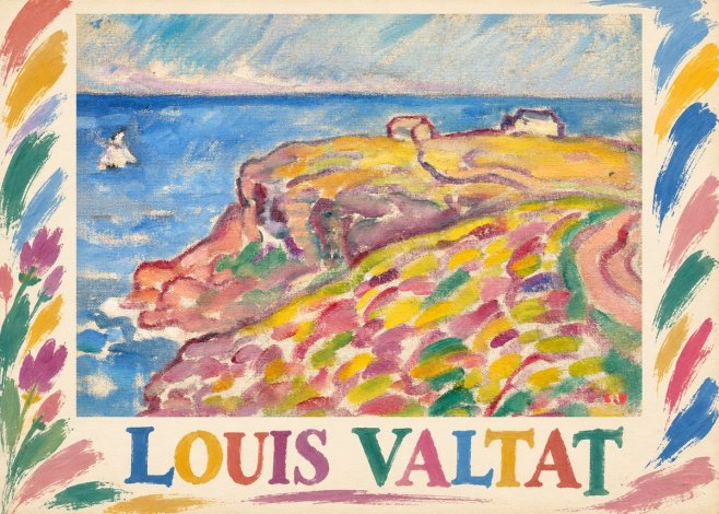 Louis Valtat Coastal Landscape with Bather No1 - Poszter