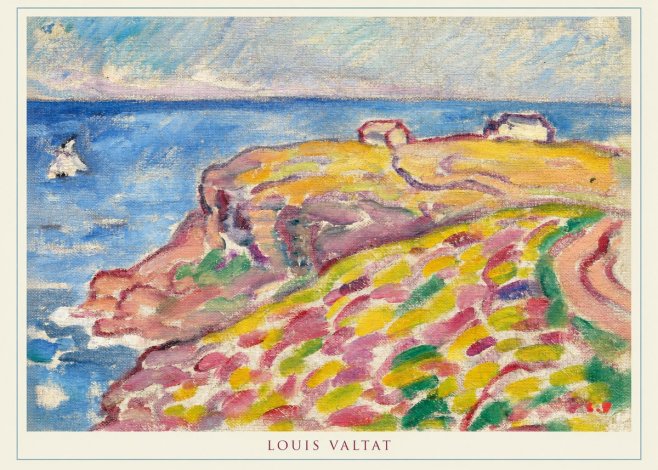 Louis Valtat Coastal Landscape with Bather No5 - Poszter