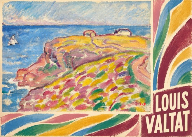 Louis Valtat Coastal Landscape with Bather No6 - Poszter