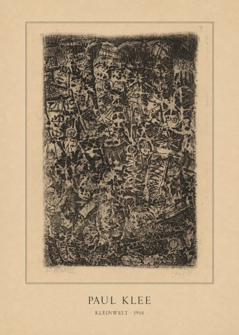 Paul Klee Kleinwelt No4 - Poszter