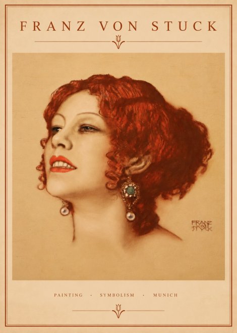 Franz von Stuck Medusa No2 - Poszter