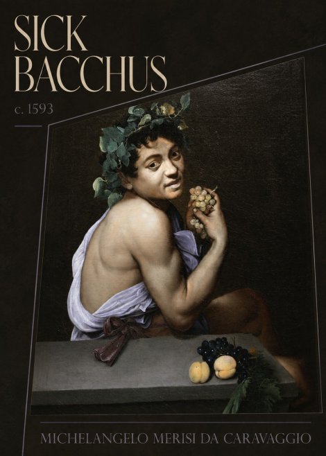 Michelangelo Merisi da Caravaggio Sick Bacchus No4 - Poszter