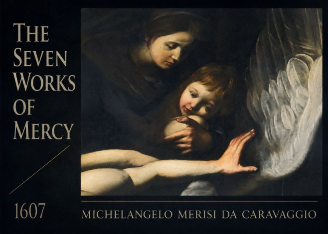 Michelangelo Merisi da Caravaggio The Seven Works of Mercy IV No6 - Poszter