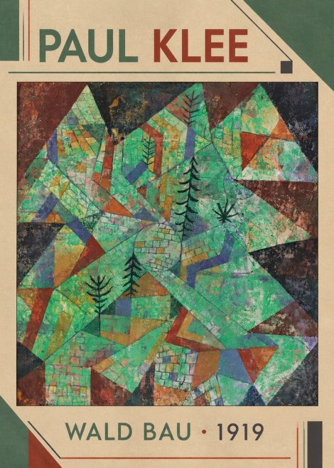 Paul Klee Wald Bau No1 - Poszter