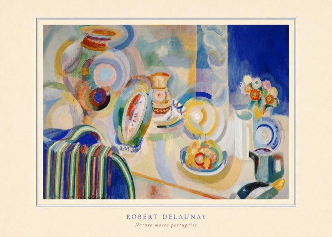 Robert Delaunay Nature Morte Portugaise No4 - Poszter