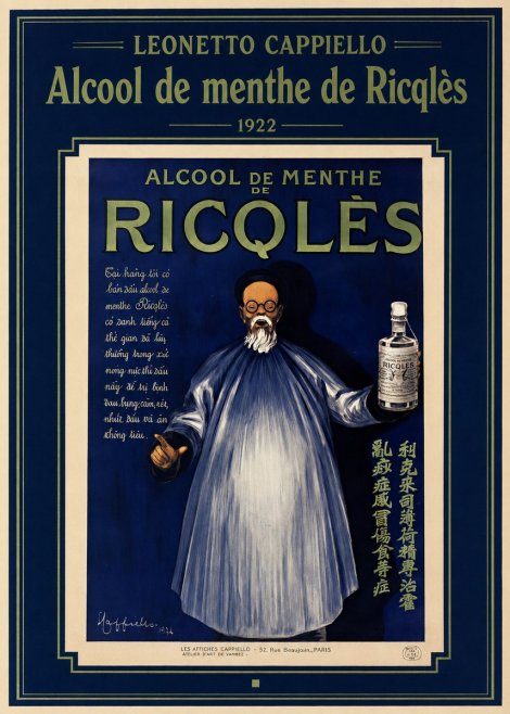 Leonetto Cappiello Alcool De Menthe De Ricqlès II No1 - Poszter