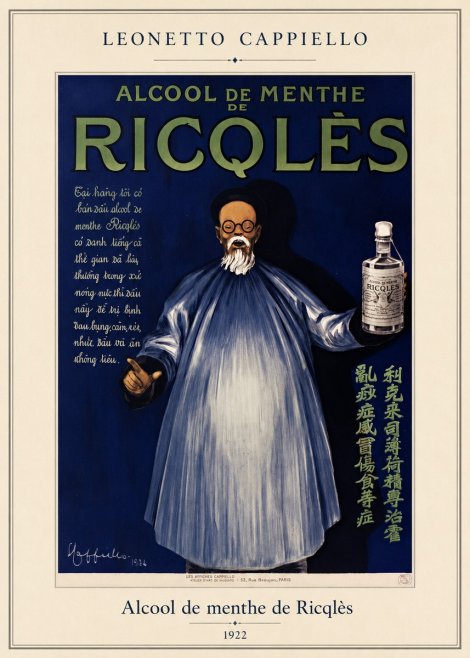 Leonetto Cappiello Alcool De Menthe De Ricqlès II No4 - Poszter