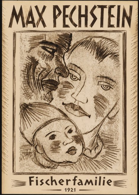 Max Pechstein Fischerfamilie No1 - Poszter