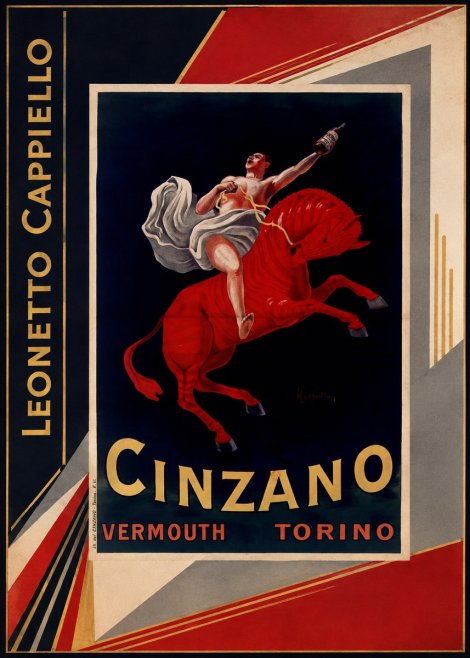 Leonetto Cappiello Cinzano Vermouth No2 - Poszter