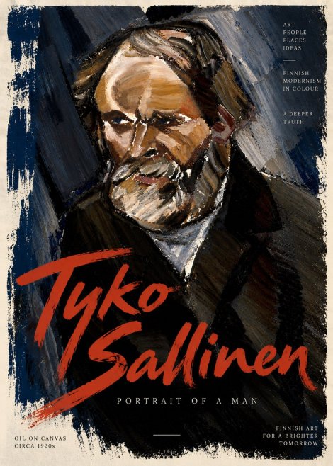 Tyko Sallinen Portrait of a Man III No6 - Poszter