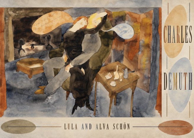 Charles Demuth Lula and Alva Schön No5 - Poszter