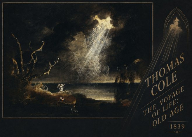 Thomas Cole The Voyage of Life: Old Age I No2 - Poszter
