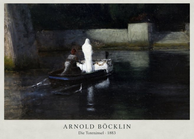 Arnold Böcklin Die Toteninsel III No2 - Poszter