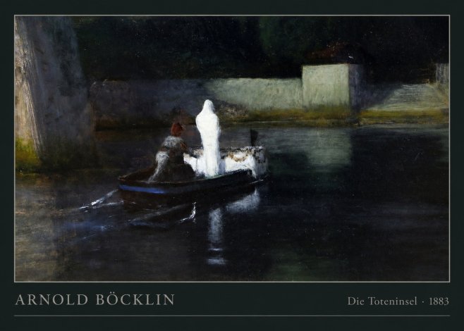 Arnold Böcklin Die Toteninsel III No4 - Poszter