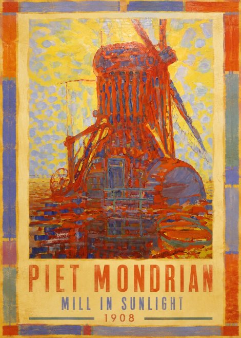 Piet Mondrian Mill in Sunlight No1 - Poszter
