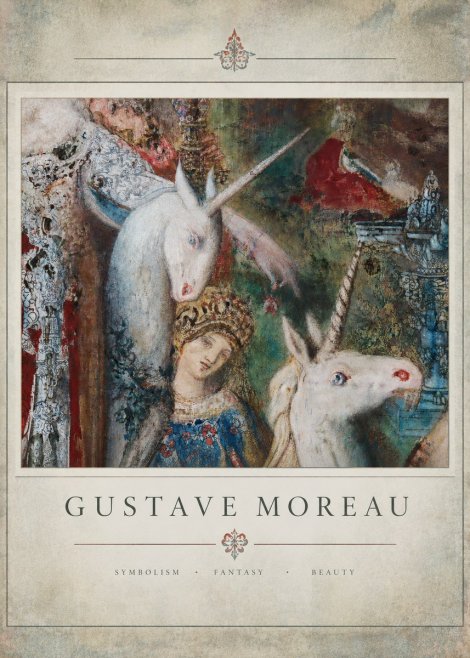 Gustave Moreau The Unicorns II No3 - Poszter