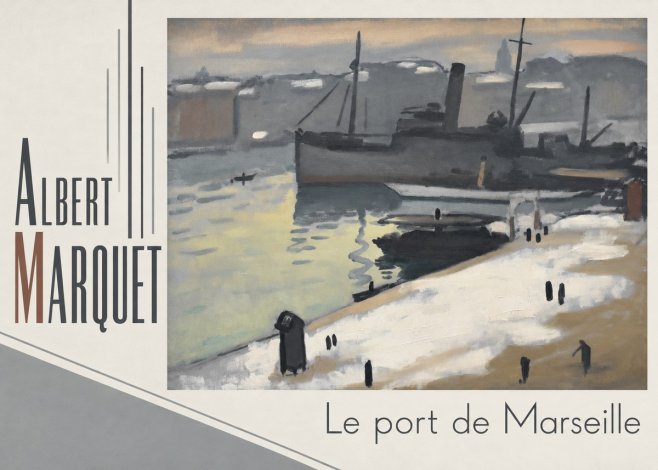 Albert Marquet Le Port De Marseille I No4 - Poszter