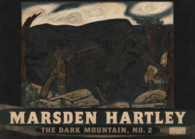 Marsden Hartley The Dark Mountain, No. 2 No6 - Poszter