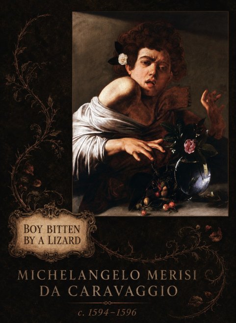 Michelangelo Merisi da Caravaggio Boy Bitten by a Lizard No6 - Poszter