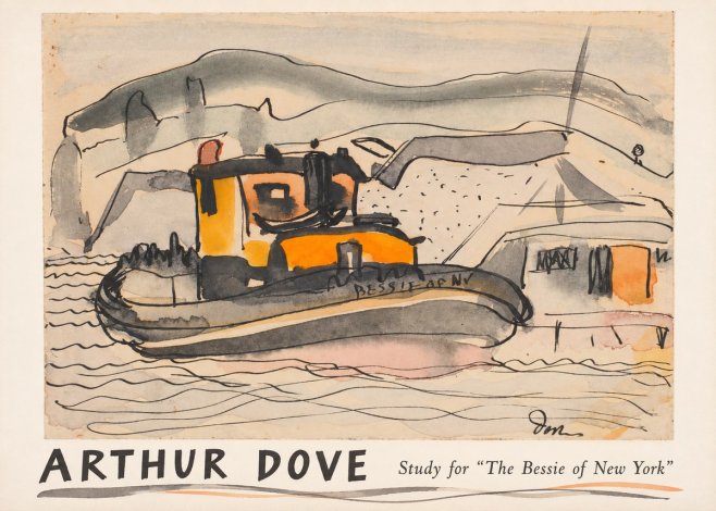 Arthur Dove Study for "the Bessie of New York" No1 - Poszter