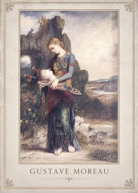 Gustave Moreau Salome with the Head of John the Baptist No1 - Poszter