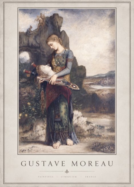 Gustave Moreau Salome with the Head of John the Baptist No3 - Poszter