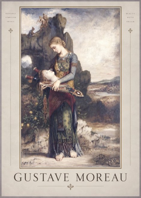 Gustave Moreau Salome with the Head of John the Baptist No4 - Poszter