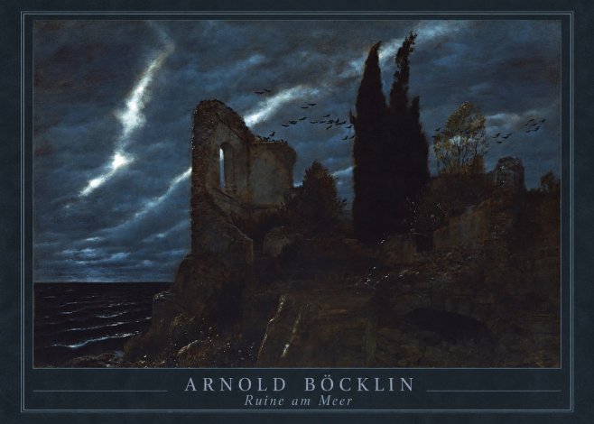 Arnold Böcklin Ruine Am Meer I No1 - Poszter