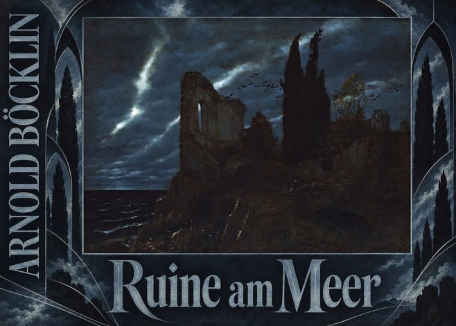 Arnold Böcklin Ruine Am Meer I No5 - Poszter