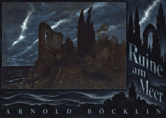 Arnold Böcklin Ruine Am Meer I No6 - Poszter