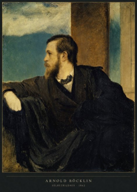 Arnold Böcklin Selbstbildnis No2 - Poszter