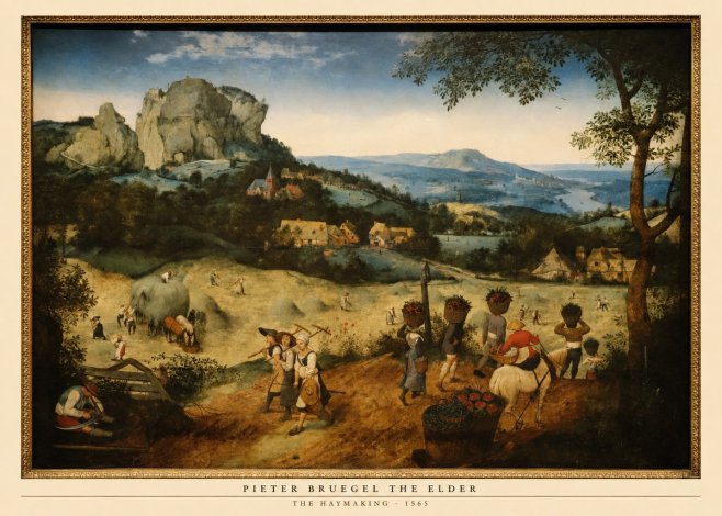 Pieter Bruegel The Haymaking No6 - Poszter