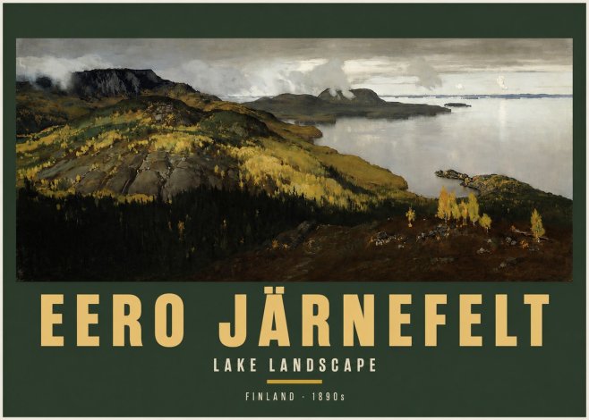 Eero Järnefelt Lake Landscape No2 - Poszter