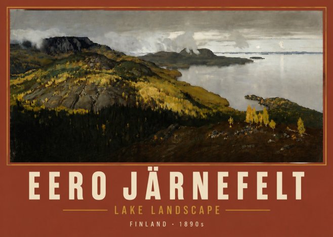 Eero Järnefelt Lake Landscape No5 - Poszter