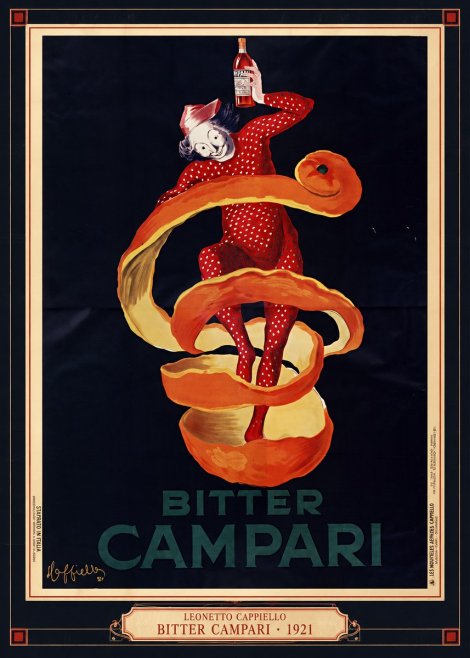 Leonetto Cappiello Bitter Campari I No1 - Poszter
