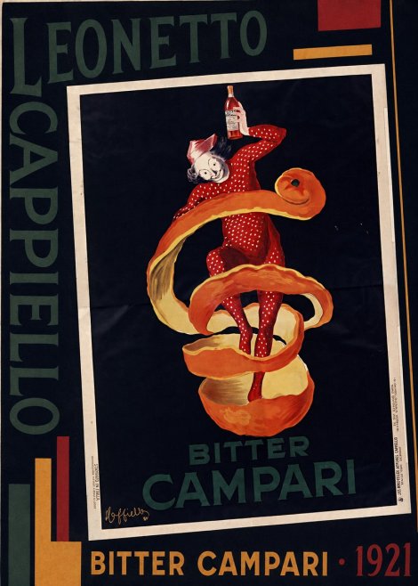 Leonetto Cappiello Bitter Campari I No4 - Poszter