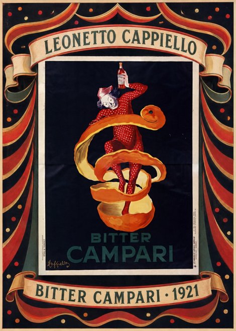 Leonetto Cappiello Bitter Campari I No5 - Poszter