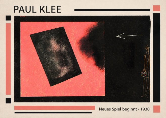Paul Klee Neues Spiel Beginnt No1 - Poszter